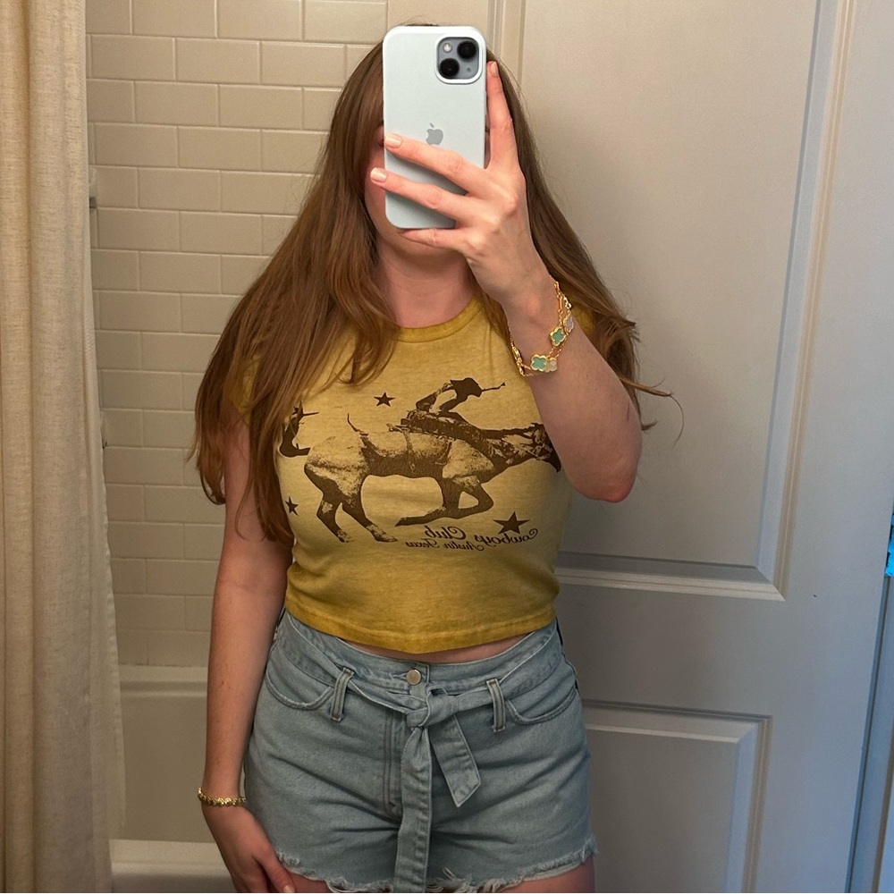 Austin Cowboy Baby Tee